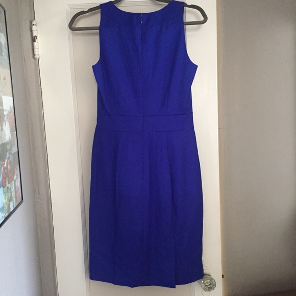 J. Crew Shift Dress Indigo Blue with Front Pockets - Picture 6 of 7